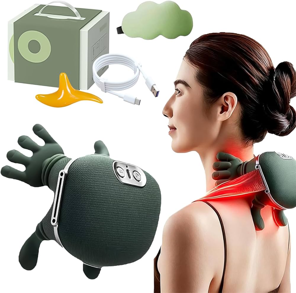 Neck Shoulder Massage - Massager with Heat & Kneading