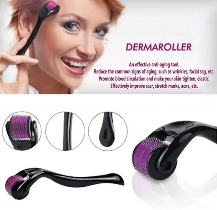 Derma Roller System for Hair And Skin 0.5 Mm Hair & Skin Care Derma Roller