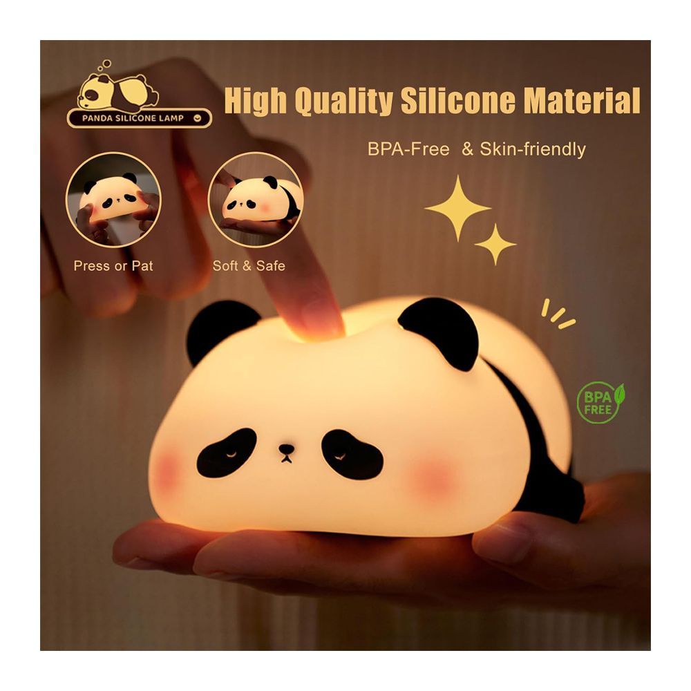 Lazy Panda Silicone Night Light