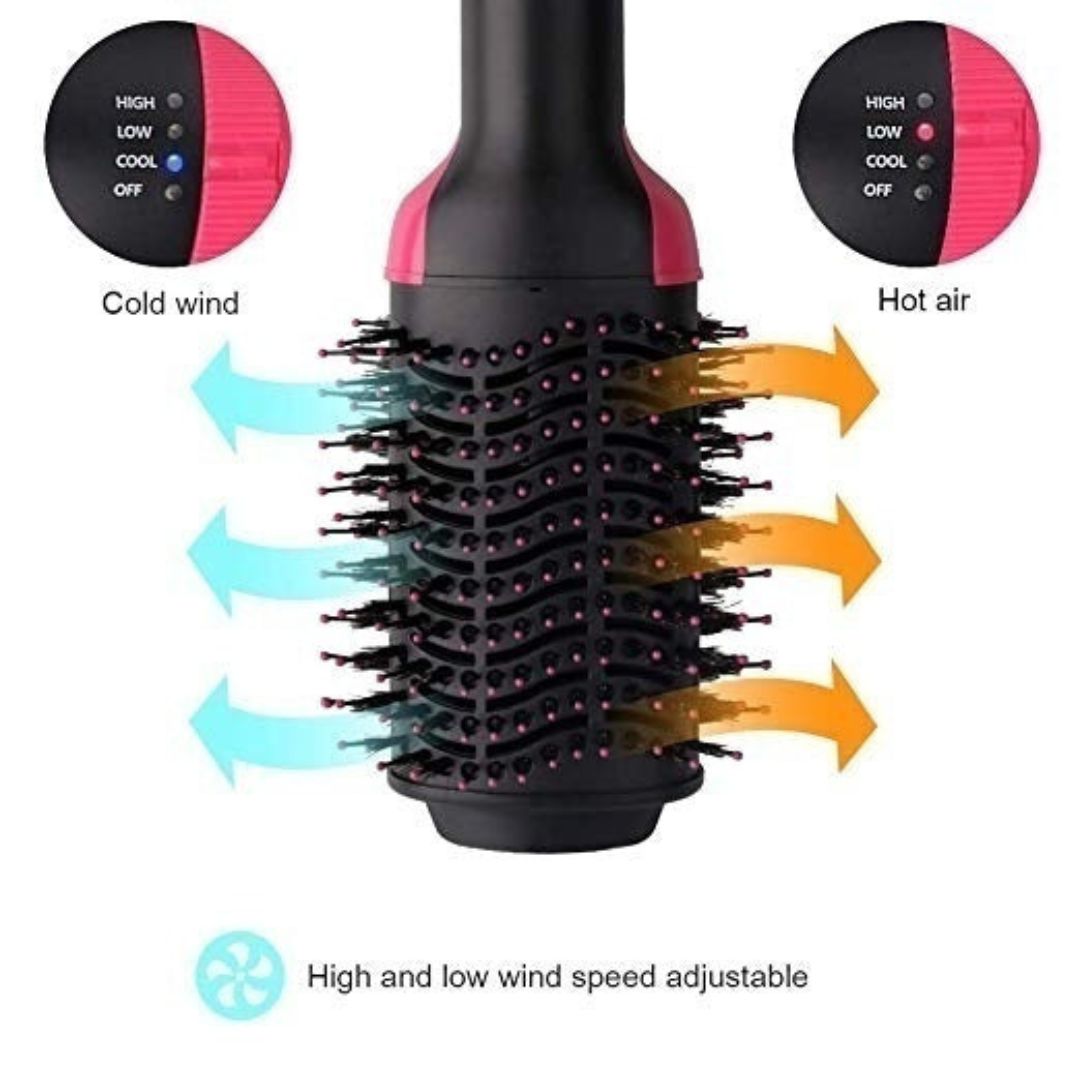 One Step Hot Air Brush ( Dryer + Straightener )