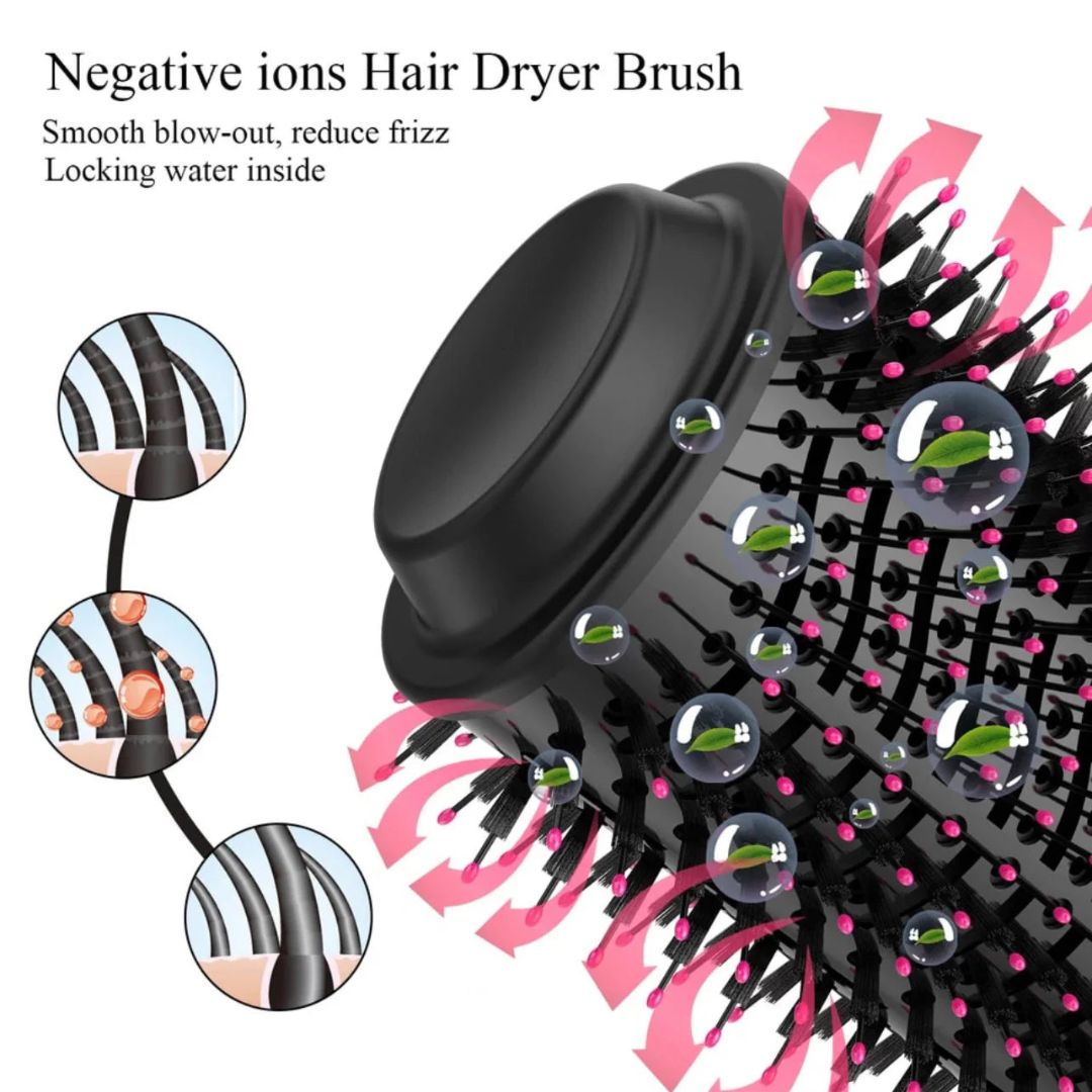 One Step Hot Air Brush ( Dryer + Straightener )