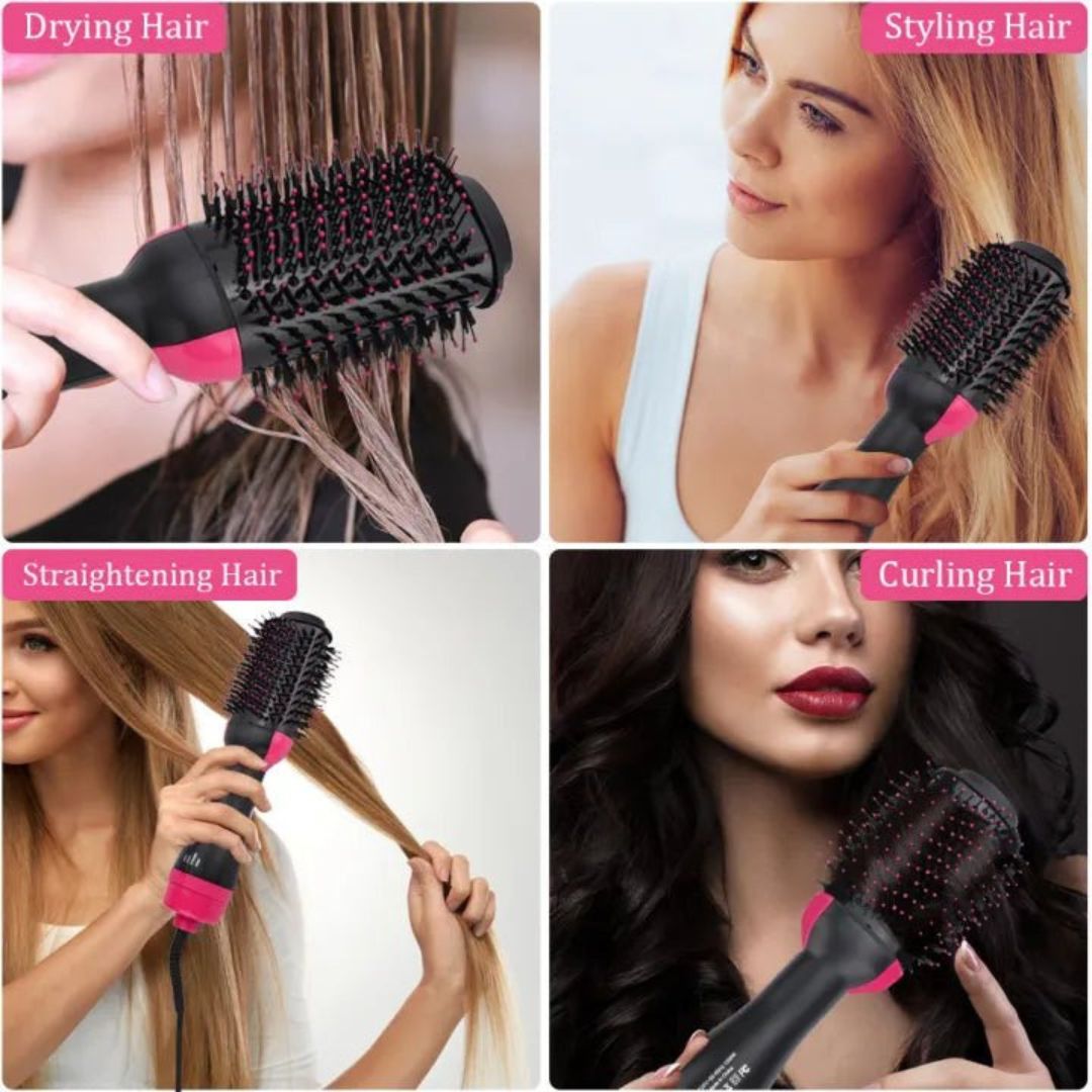 One Step Hot Air Brush ( Dryer + Straightener )