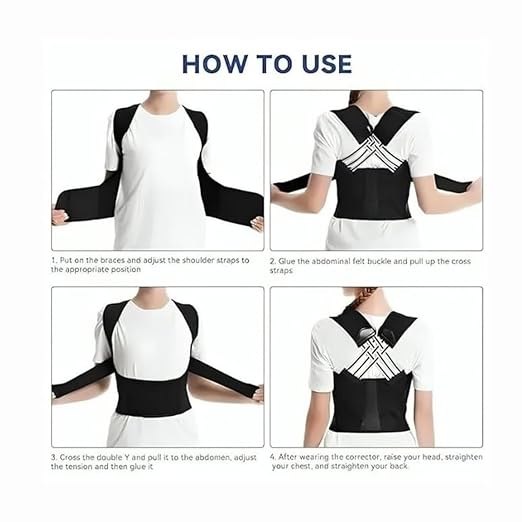 Posture Corrector Belt For Men & Women Back Pain Relief