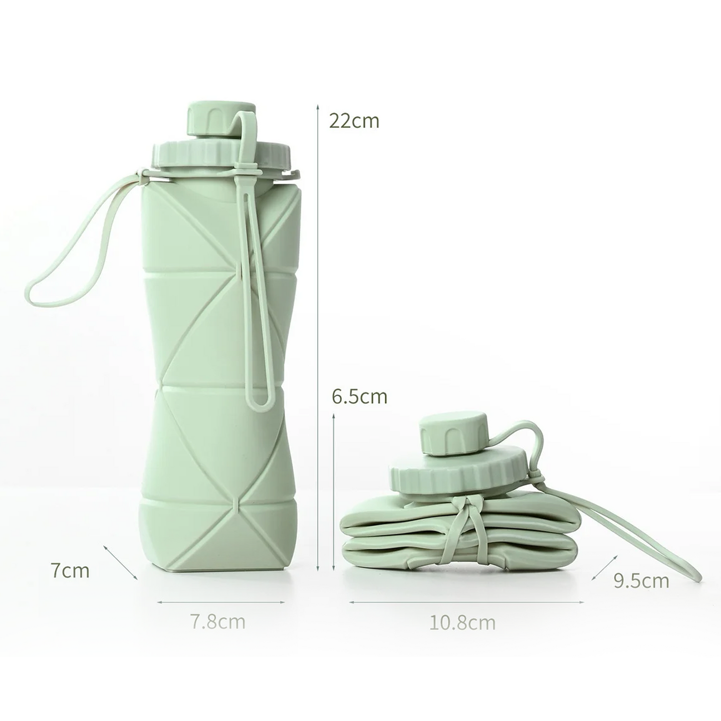 Folding Silicon Water Bottle