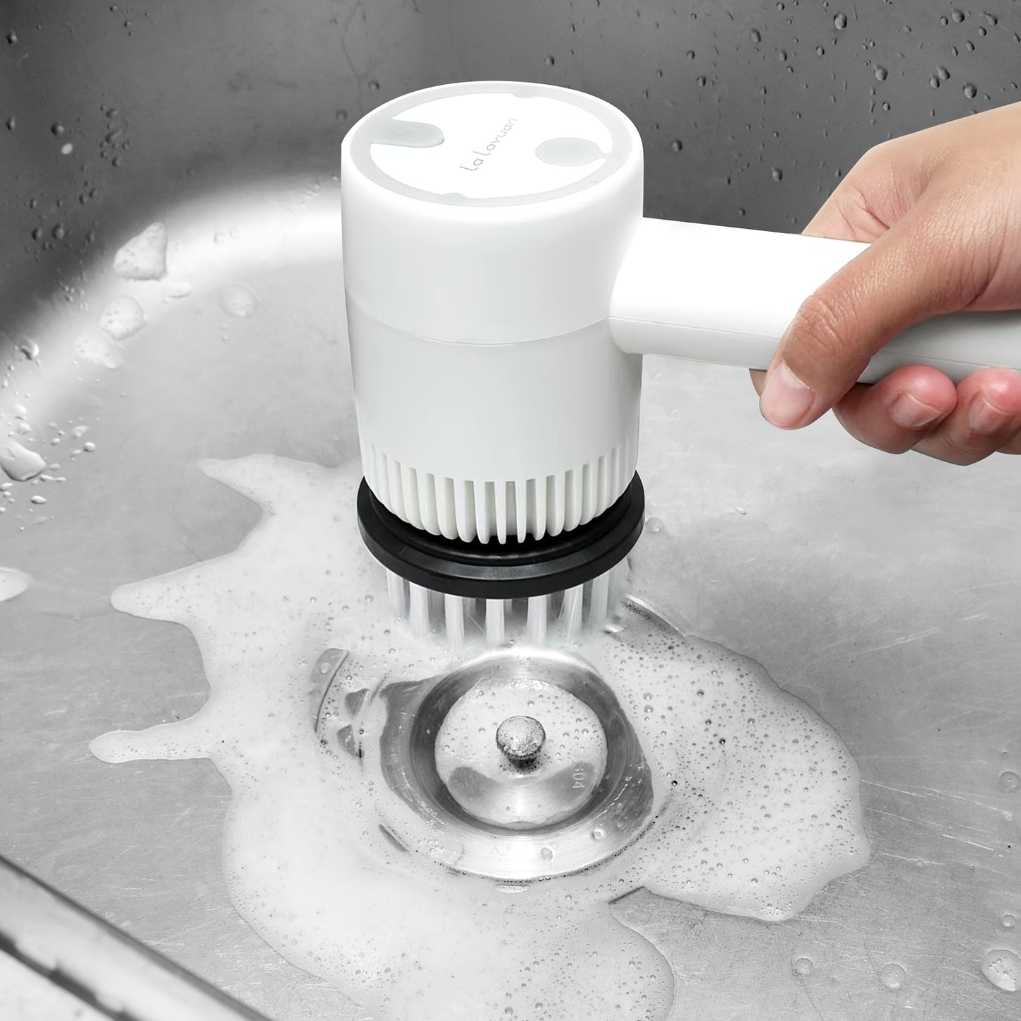 Electric spinner scrubber