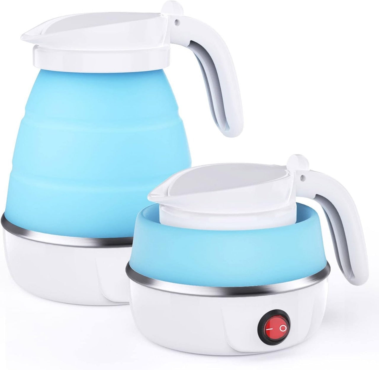 Silicone Water Kettle Mini Folding Water Boiler Electric Kettles