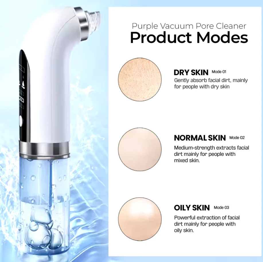 Vacuum Pore Cleaner – 6-in-1 Blackhead Remover
