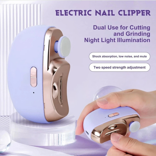 Safety Electric Nail Clipper Automatic Thick Nails Trimmer